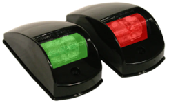 492872 LED Navigation Light Port & Stb Black (pair) | Marine Electrical Part