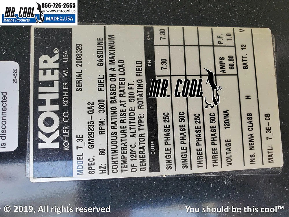 MRC359301 Aftermarket Kohler 4-7.3EF/ECD/EFCD Heat Exchanger | Sawley's Select Marine Parts