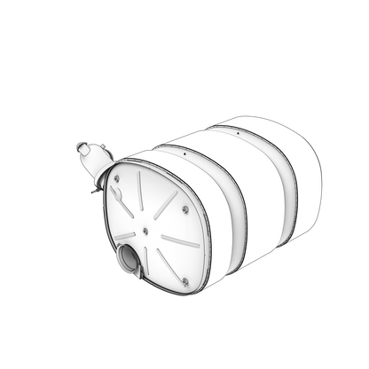 22341036 Muffler | Genuine Volvo Penta Part - photo 2 of 2
