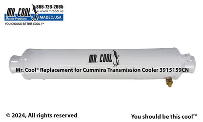 3915159CN CUMMINS 4BT, 6BT, ZF OIL COOLER 3915159 CN Replacement