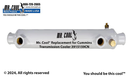 3915159CN CUMMINS 4BT, 6BT, ZF OIL COOLER 3915159 CN Replacement
