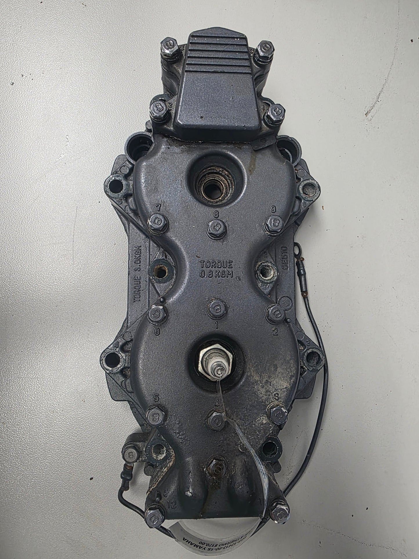 6E5-11111-10-1S 6E5-11191-01-1S 6G5-12413-00-1S Yamaha Cylinder Head, Cover & Thermo | Genuine Used Part