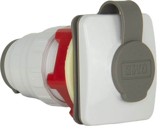 MK012W FLUSH MOUNT MICROPHONE SOCKET - SUIT GX400 / GX700 - WHITE