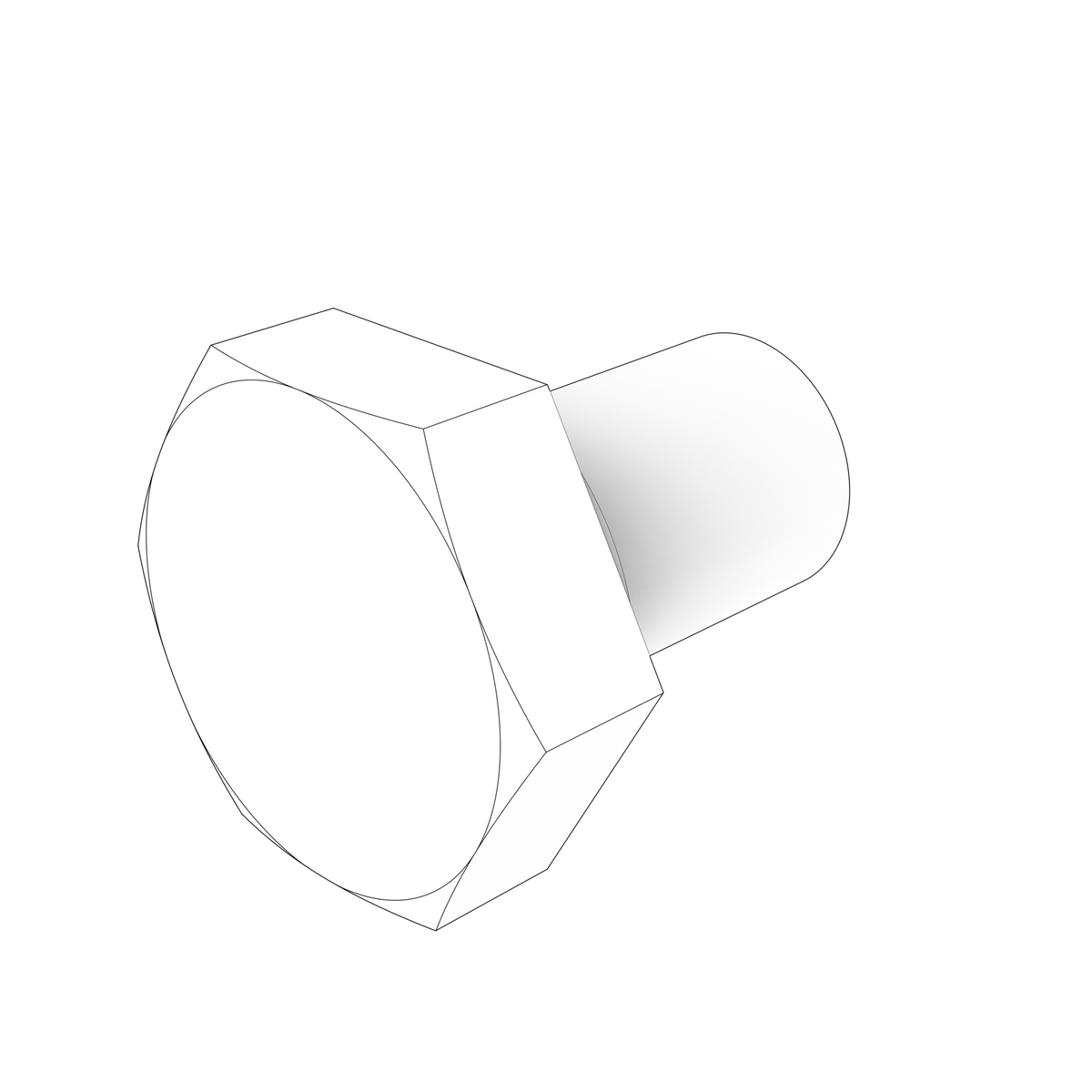 955511 Hexagon Screw | Genuine Volvo Penta Part - photo 2 of 2