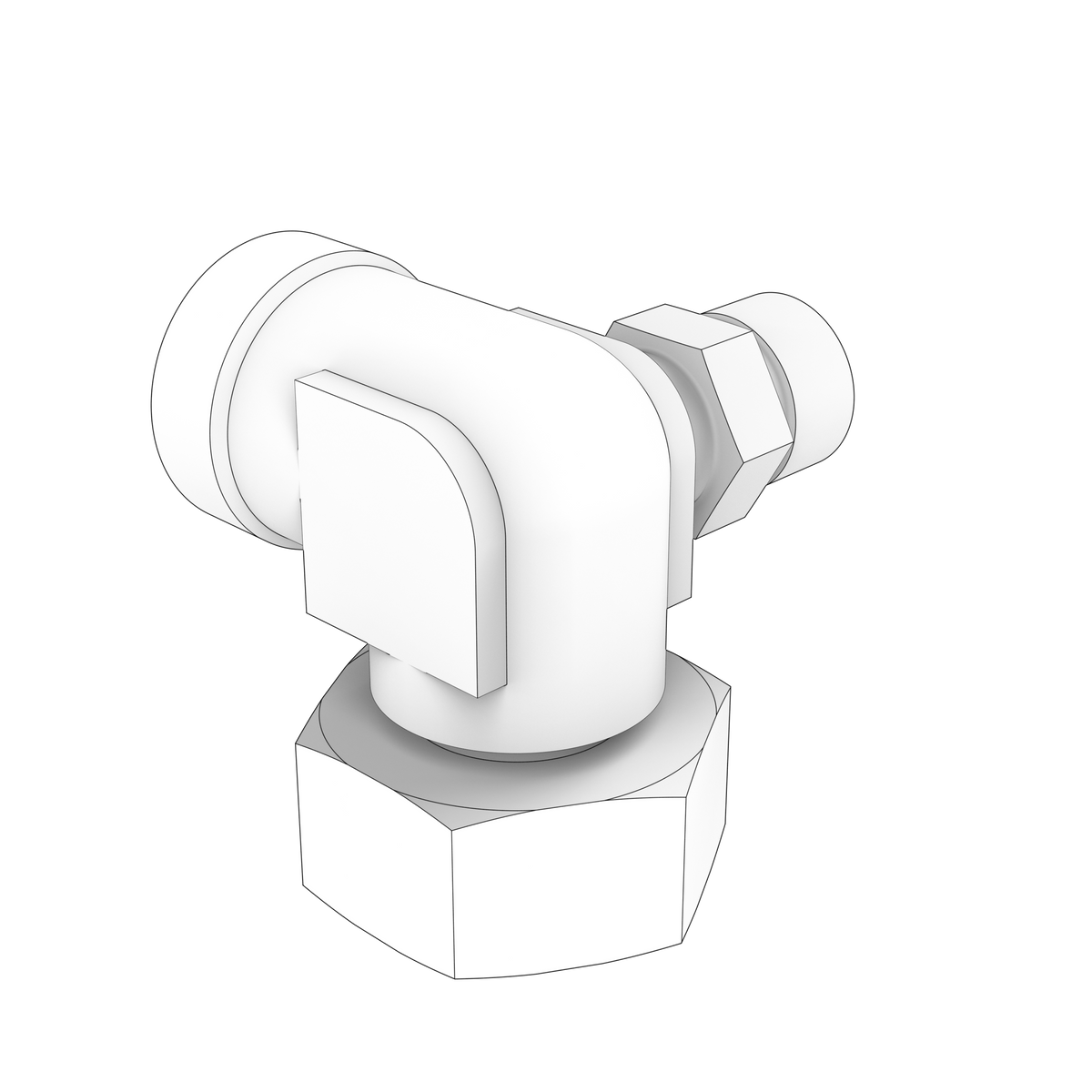 22757596 Elbow | Genuine Volvo Penta Part