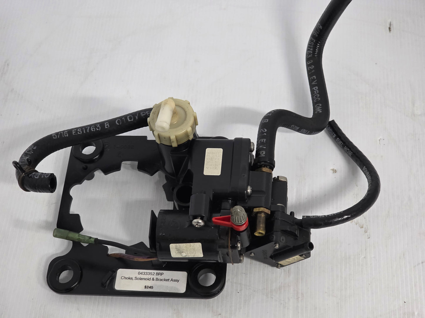 0433352 Choke, Solenoid & Bracket Assy | Genuine Used Part
