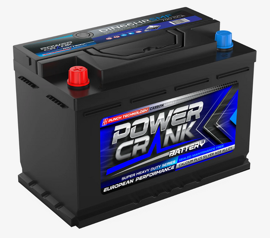 DIN66HRSMF Power Crank 700 CCA Battery | European Series