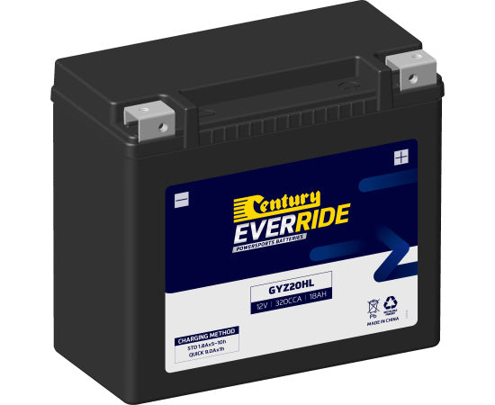 151114 Century EverRide GYZ20HL HEAVY DUTY AGM Battery