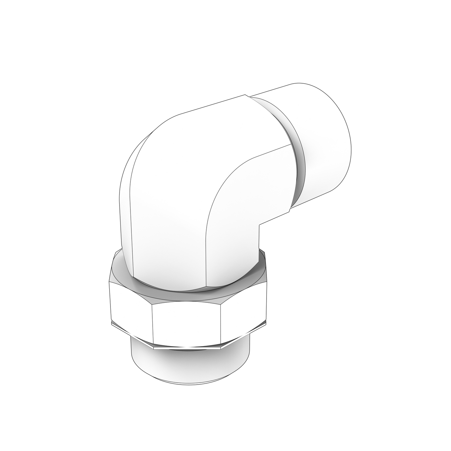 21164611 Elbow Nipple | Genuine Volvo Penta Part - photo 2 of 2