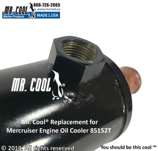 85152T Aftermarket Mercruiser Oil & Power Steering Cooler | Sawley's Select Marine Parts