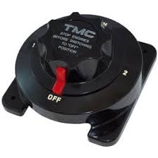 700161 H/Duty Battery Switch 3 Pos Black | Marine Electrical Part
