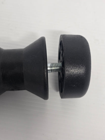 2892 Dunbier DUNBIER Bow Roller With End Caps & Bolt 3"