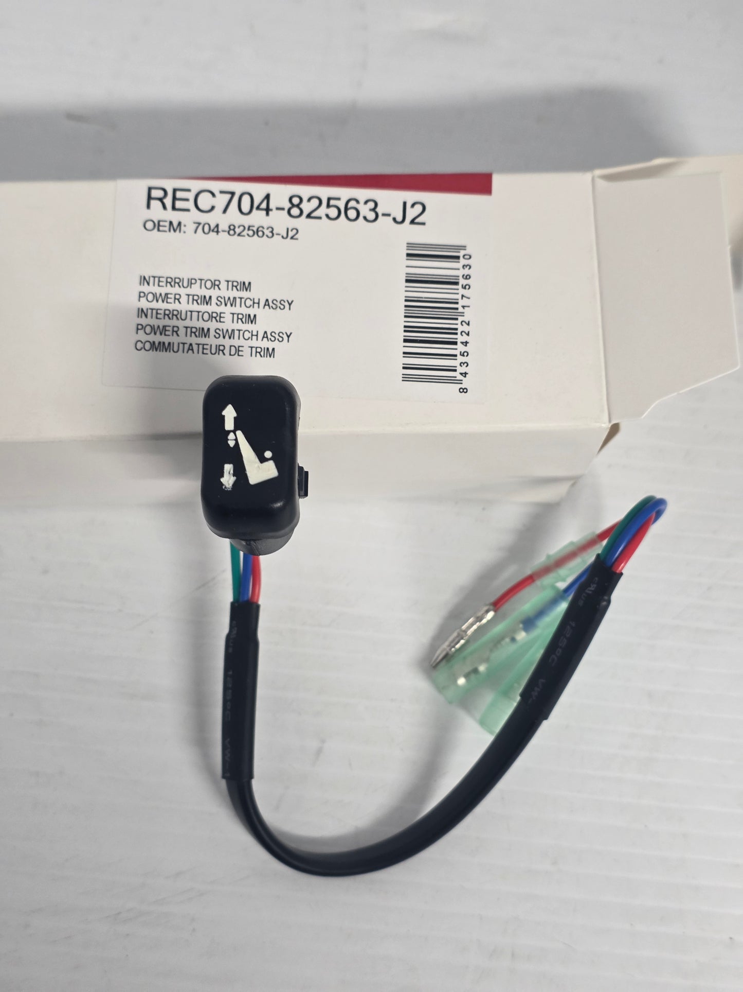 704-82563-J2 Aftermarket Yamaha Power Trim Switch Assembly | Sawley's Select Marine Parts