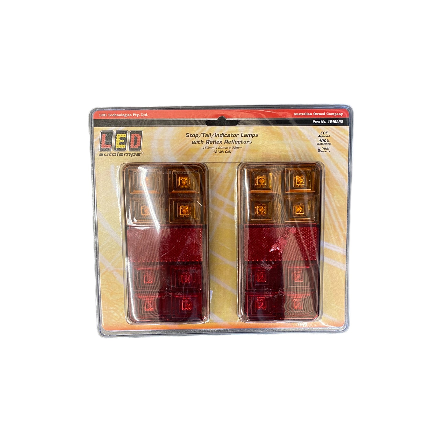 151BAR2 LED Stop/Tail/Ind Lamp | Marine Trailer Part