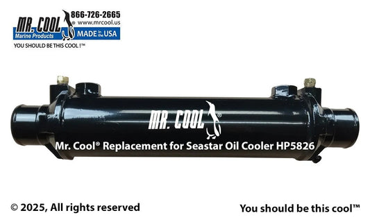 HP5826 Aftermarket SeaStar Power Steering Oil Cooler 1/2 in Oil | Sawley's Select Marine Parts