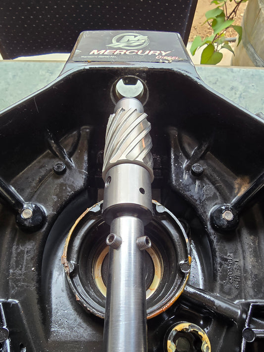 Steering Pin Sealing Area Corrosion Repair (Boring and Sleeving) - Shipped to us | Transom Repair Service