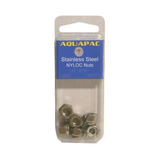 910132 S/S Nyloc Nuts 5/16" UNC (4Pcs) | Marine Stainless Fastener