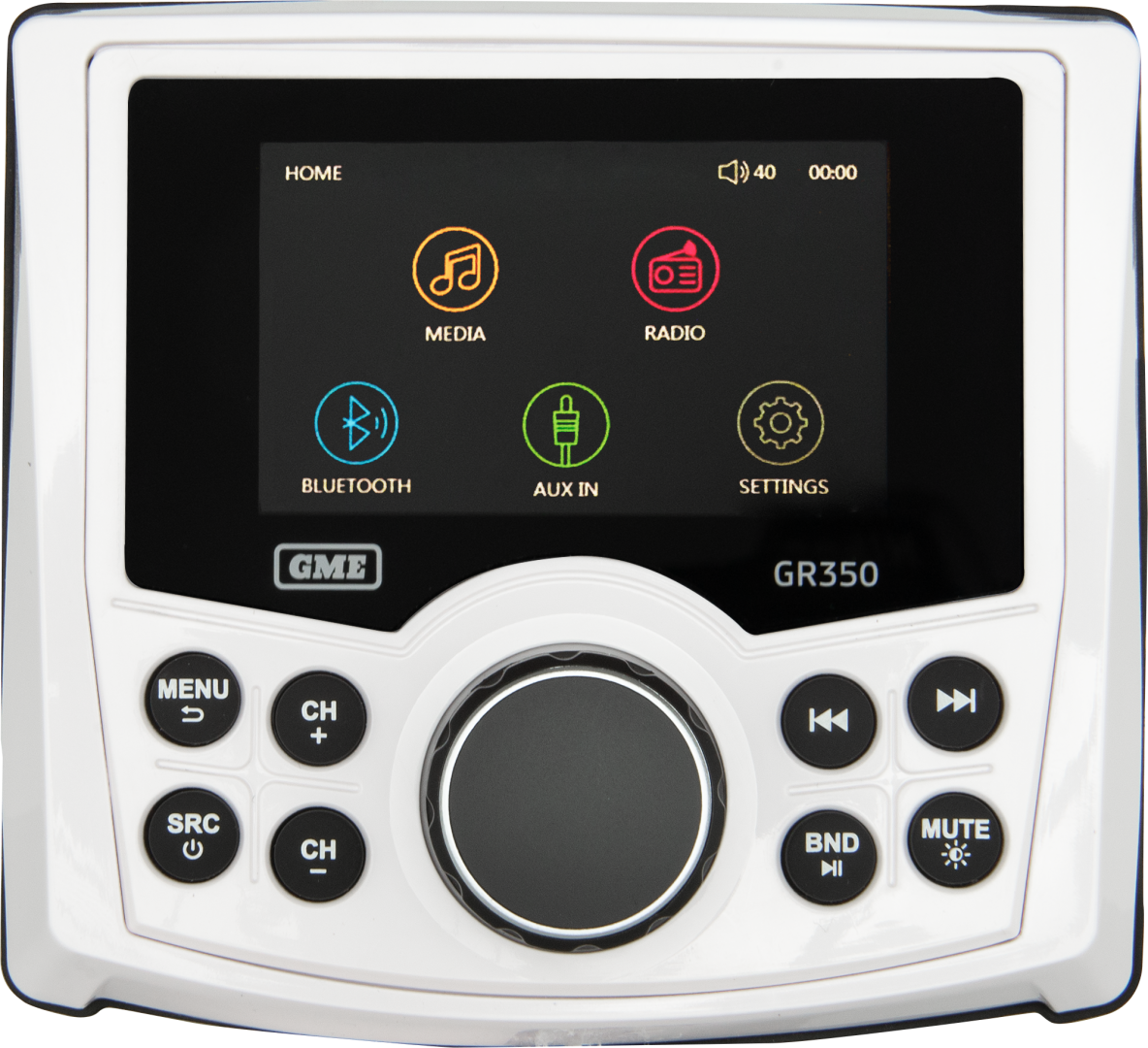 GR350BTW Bluetooth AM/FM Marine Stereo - White | Genuine GME Electronics