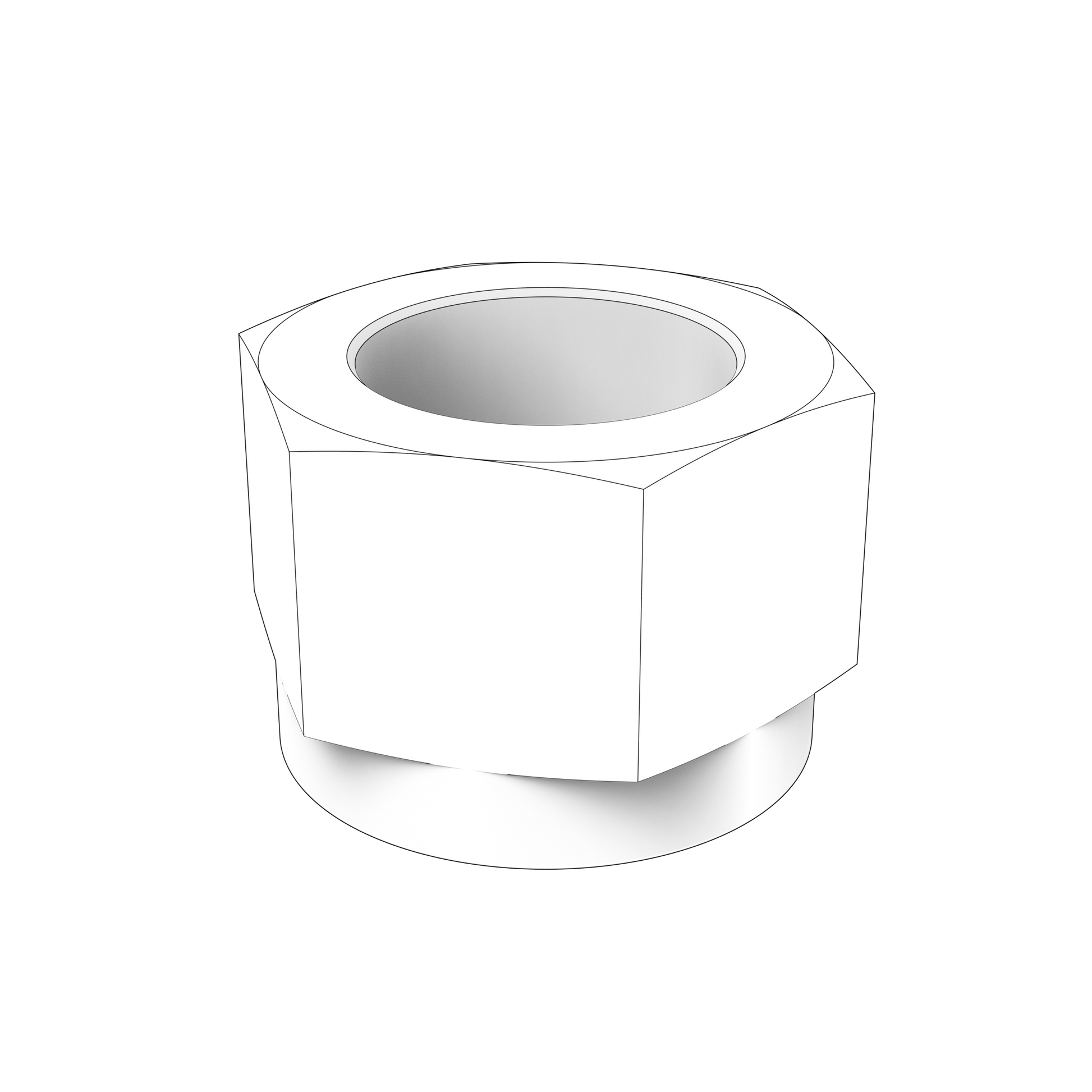 990985 Lock Nut | Genuine Volvo Penta Part - photo 2 of 2