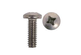 910041 S/S Round Head Metal Thread 3/16 x 1" (6Pcs) | Marine Stainless Fastener