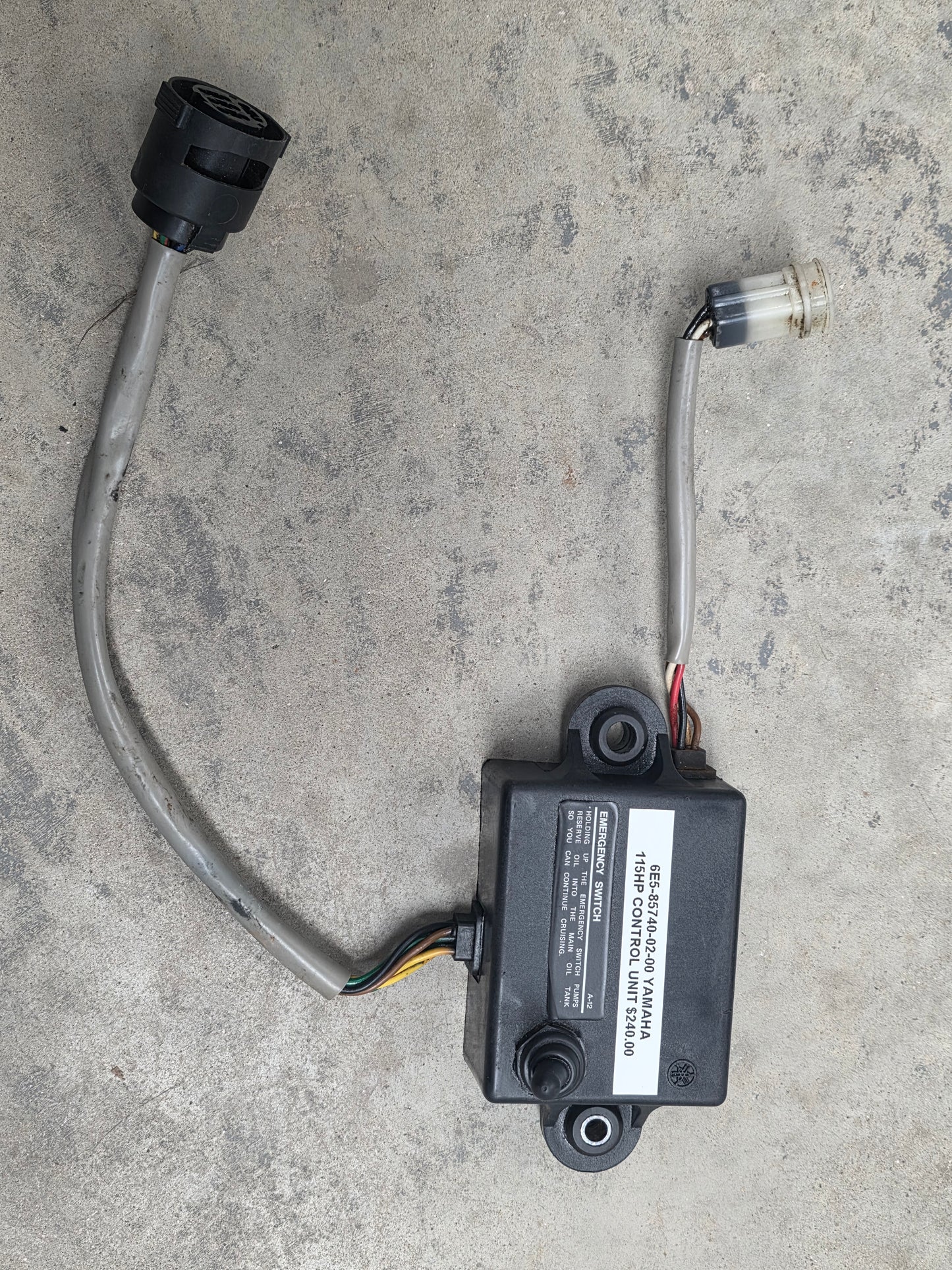 6E5-85740-02-00 Yamaha Control Unit 115HP | Genuine Used Part