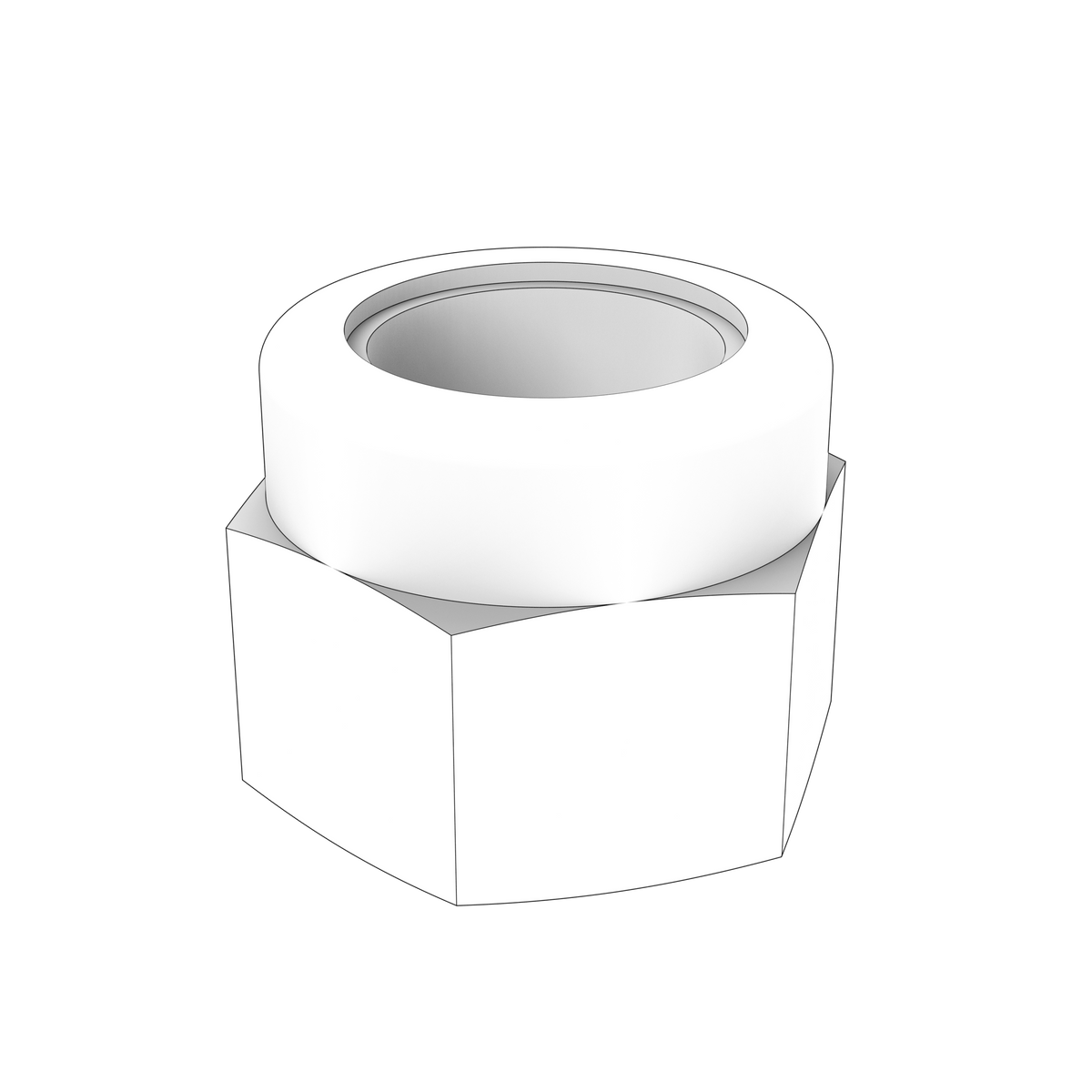 984456 Lock Nut | Genuine Volvo Penta Part - photo 2 of 2