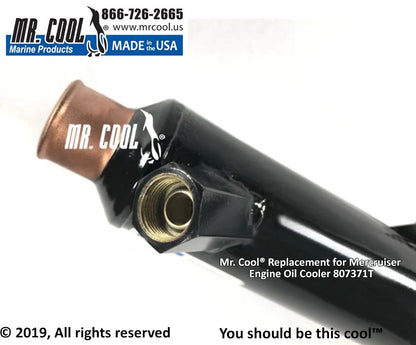 807371T Aftermarket Mercruiser V8 Big Block Inline Oil Cooler | Sawley's Select Marine Parts