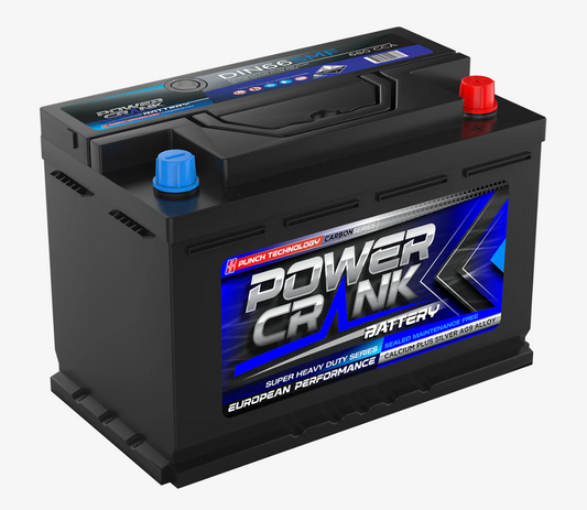 DIN66SMF Power Crank 680 CCA Battery | European Series