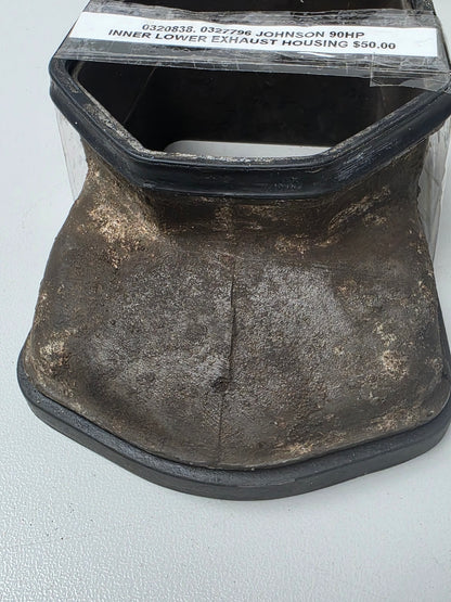 0320838 0327796 Johnson 90HP Inner Lower Exhaust Housing | Genuine Used Part