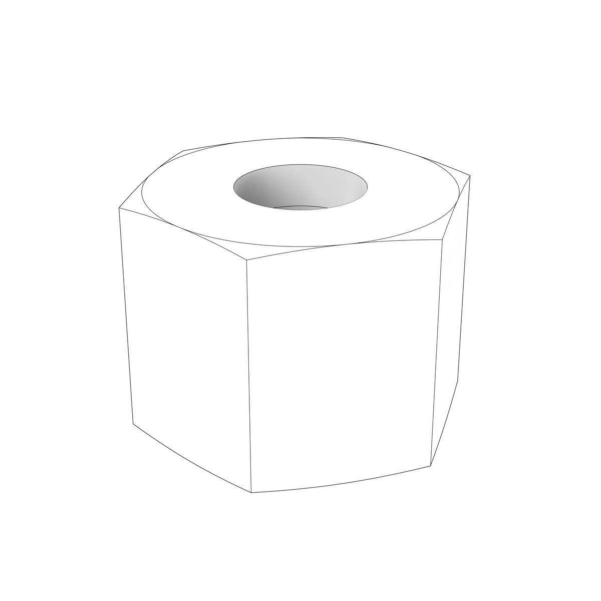 954356 Fitting Nut | Genuine Volvo Penta Part - photo 2 of 2