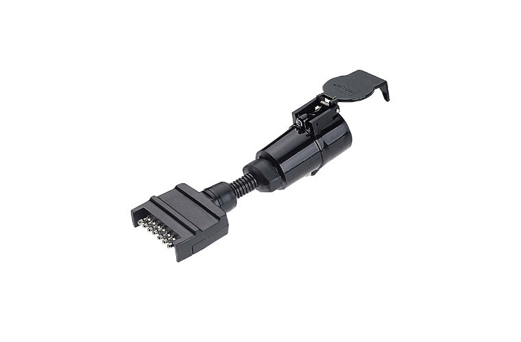 82250BL Narva Trailer Adaptor - 7 Flat to 5 Round | Genuine Narva Electrical