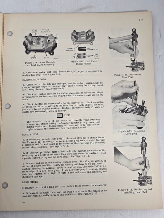 1975 Johnson 2HP Service Manual | Genuine Used Manual
