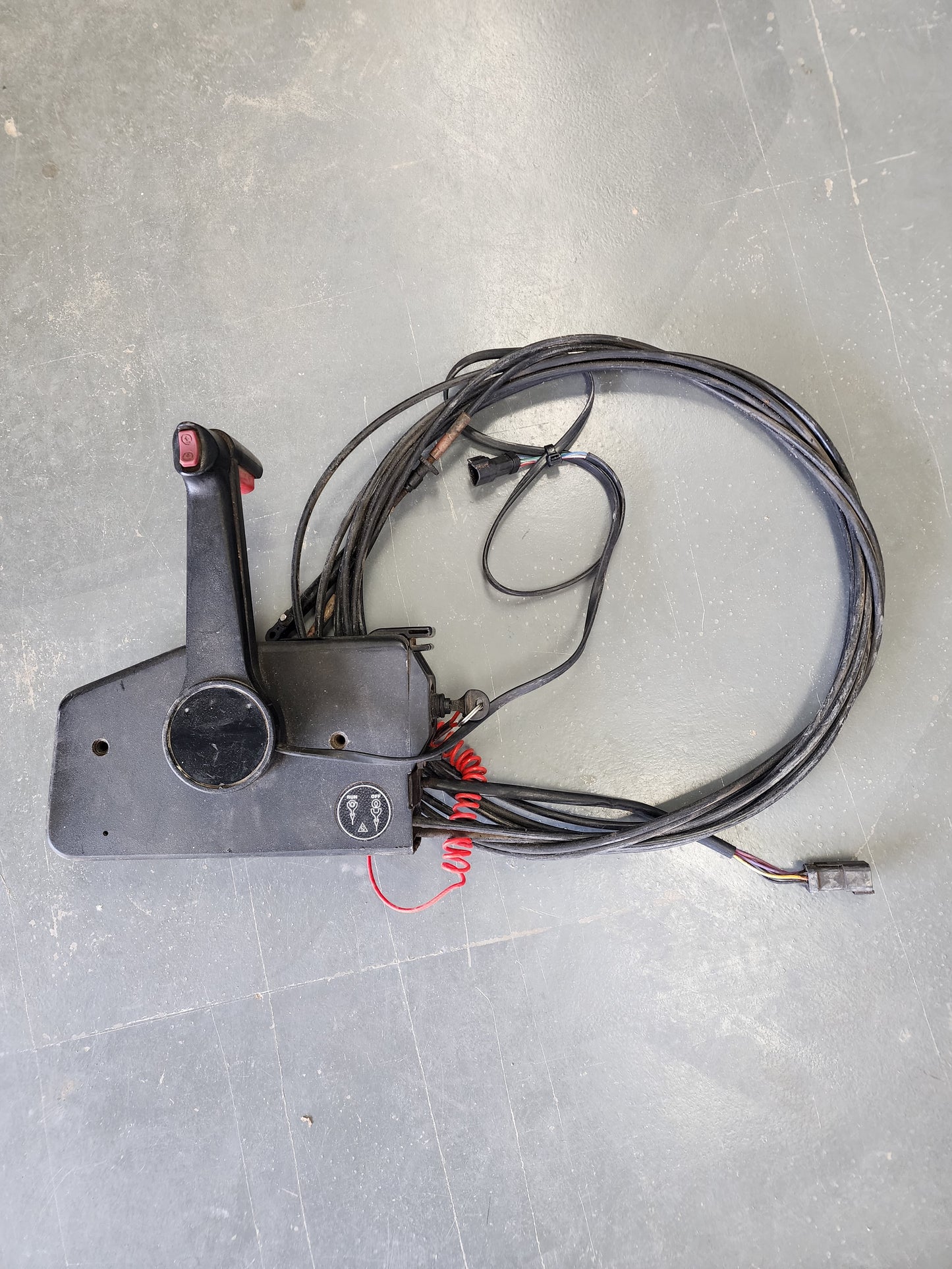 177225 0177225 OMC Evinrude Johnson Control Box | Genuine Used Part