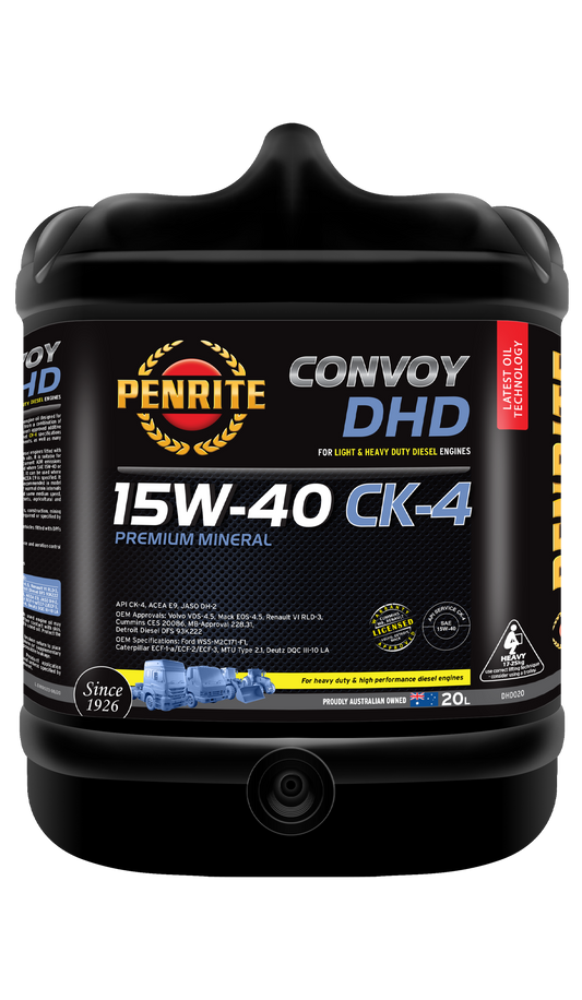 DHD020 Convoy Diesel HD 15W-40 (Premium Mineral) 20L