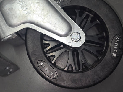 1294 Dunbier H3942 Mackay Knott Swing-Up Jockey Wheel Heavy-Duty TK57-210/75m | Marine Trailer Part - photo 3 of 4