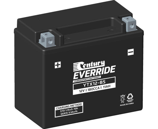 151137 Century EverRide YTX12-BS MAINTENANCE FREE AGM Battery