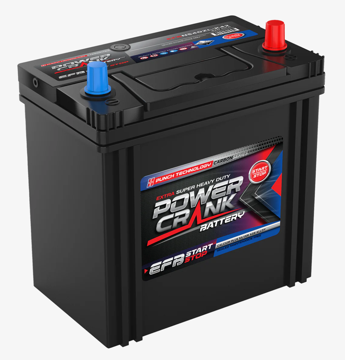 EFBNS40ZL-K42 Power Crank 420 CCA Battery | EFB Stop/Start Series