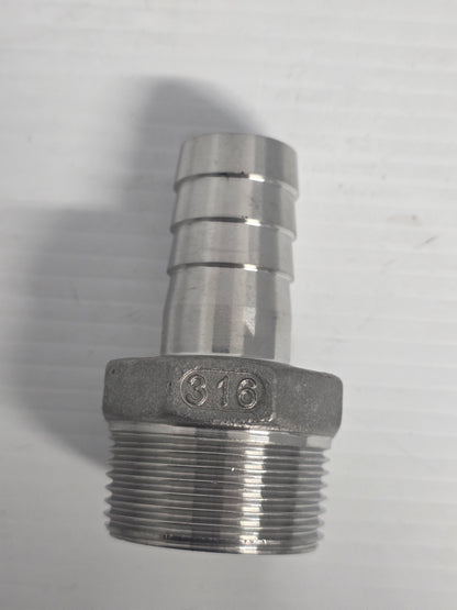 31SSP03-1620 P3 S/S 1" X 1.1/4" Male Tail | Marine Pump & Fitting