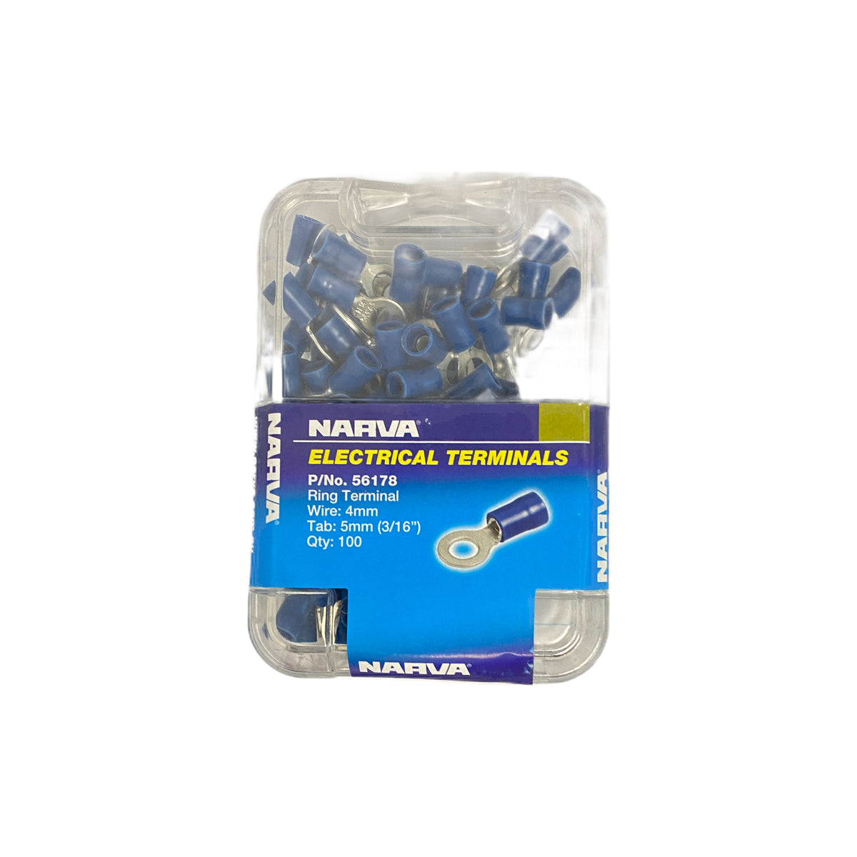 56178 Narva Ring Terminal Blue (100pk) | Genuine Narva Electrical