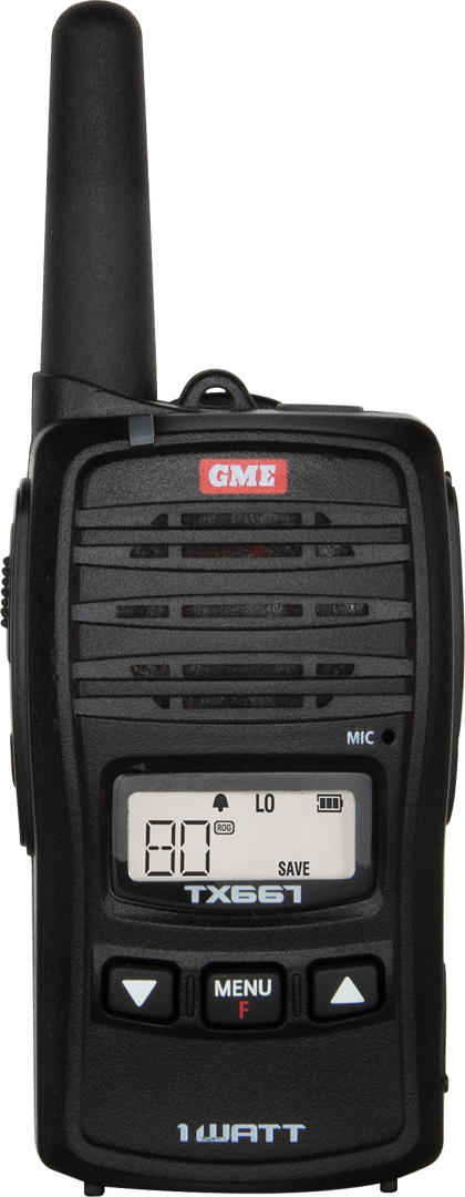 TX667 1 Watt UHF CB Handheld Radio | Genuine GME Electronics