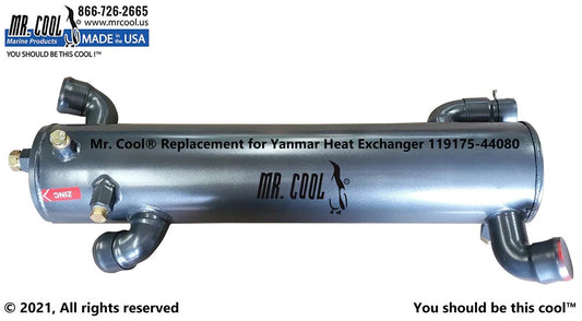 119175-44080 Yanmar 4LHA -STZE(P) DTZE(P) HEAT EXCHANGER 119175-44080 Replacement