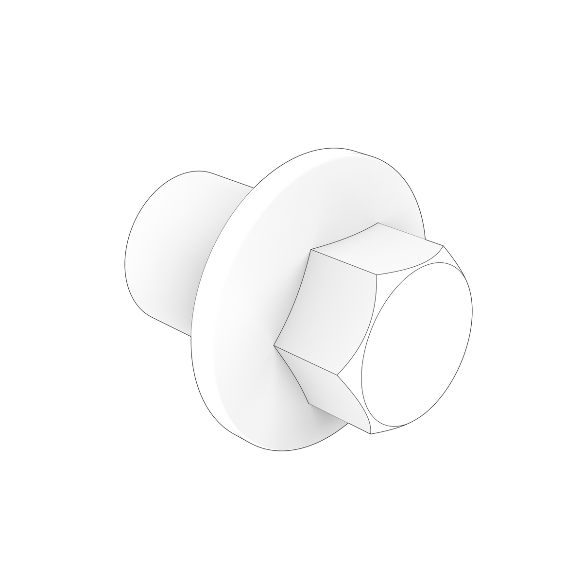 8148488 Cap Nut | Genuine Volvo Penta Part