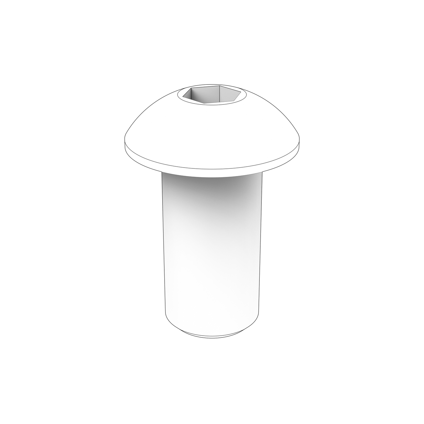 3857448 Cross Recessed Screw | Genuine Volvo Penta Part - photo 2 of 2