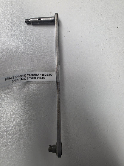 6E5-44121-00-00 Yamaha 115CETO Shift Rod Lever | Genuine Used Part