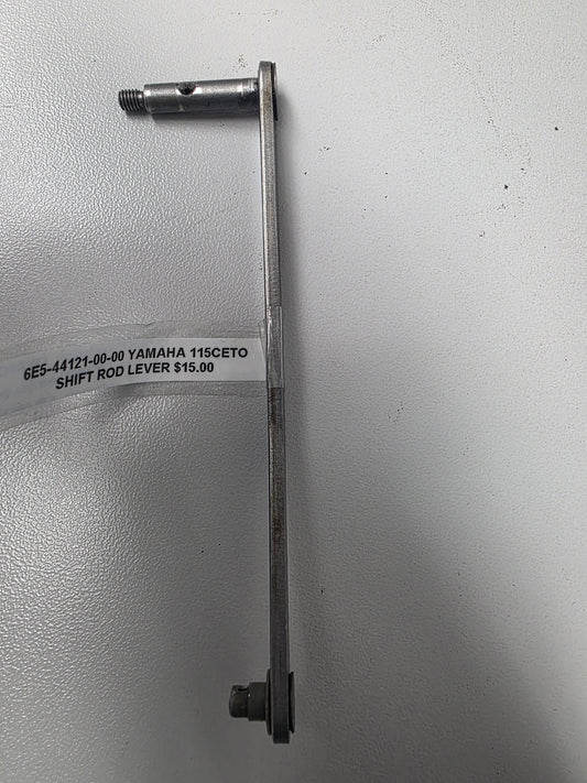 6E5-44121-00-00 Yamaha 115CETO Shift Rod Lever | Genuine Used Part