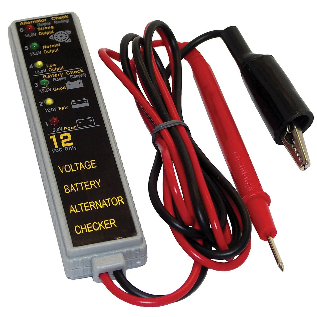 51004 Battery Meter 12v w/Built-in Alternator Checker | Marine Electrical Part