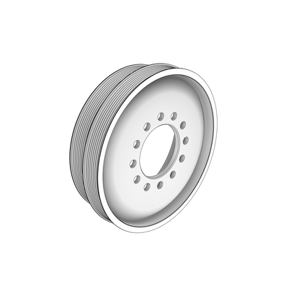 3837486 Pulley | Genuine Volvo Penta Part