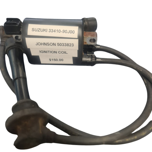 33410-90J00 Suzuki 5033823 Johnson Ignition Coil | Genuine Used Part