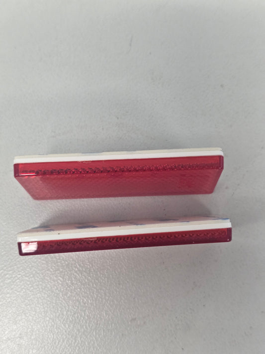 2453S Dunbier Reflector Red        Self Adhesive (Clam Shell) Mackay E5014-2