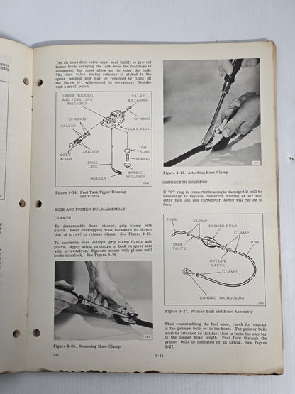 1973 Evinrude 9.5HP Service Manual | Genuine Used Manual